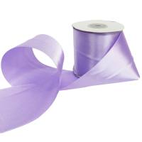 Satinband lavendel, Rolle 75mm breit, 25m lang